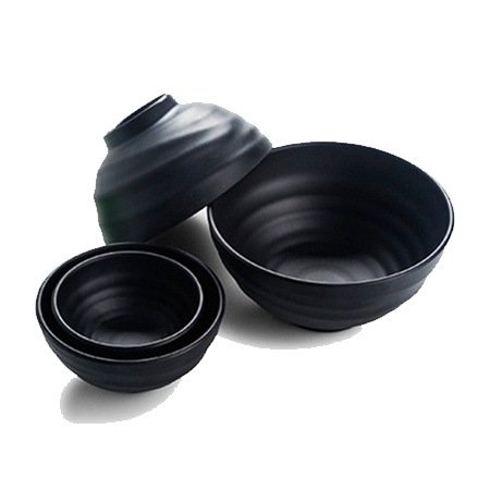 BLACK MELAMINE TABLEWARE